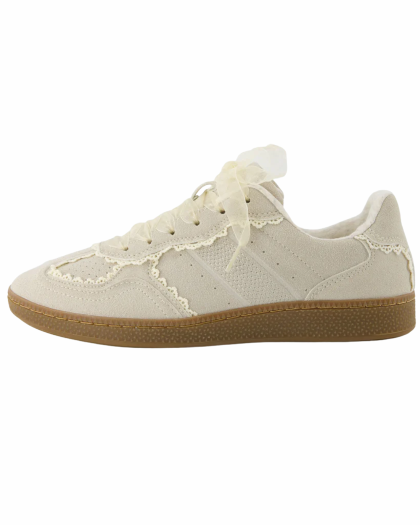 Cushionare lace detail fairycore sneakers for women